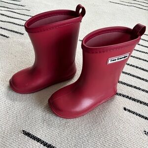 Kids Red Rain Boots